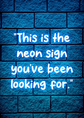 neon quotes