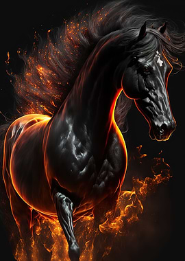 black horse