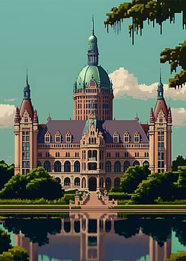 Schwerin pixel art