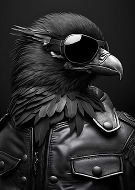 cool black crow modern