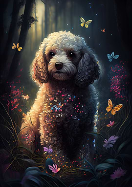 Poodle Butterfly