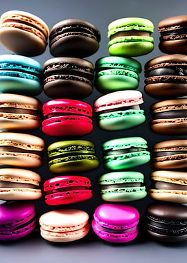 Macarons Baking Bakery