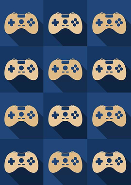 Gamer Controllers Blue
