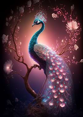 Magnificent peacock