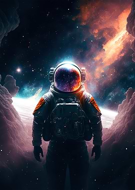 astronaut in space