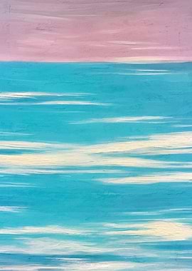 Colorful landscape paint