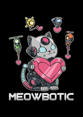 Robot Cat in Love