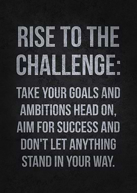 Rise To The Challenge