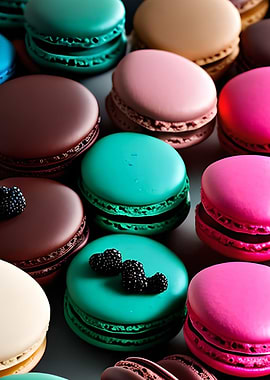 Macarons Baking Bakery