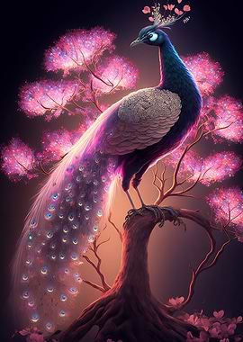 Magnificent peacock