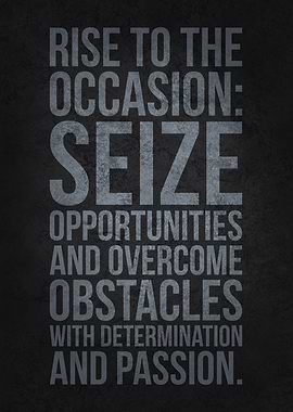 Rise To The Occasion