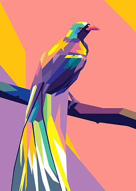 Beautifull Bird Pop Art