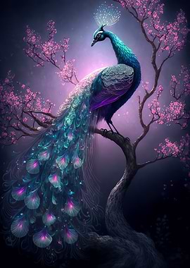 Magnificent peacock