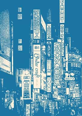 cyberpunk monochrome 16