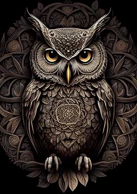 Owl Mandala