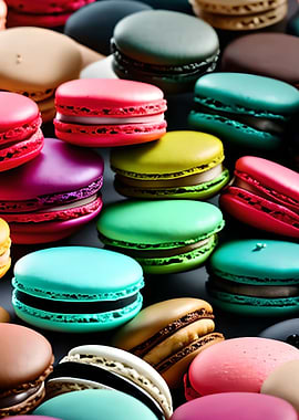 Macarons Baking Bakery