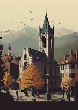 Chambery pixel art