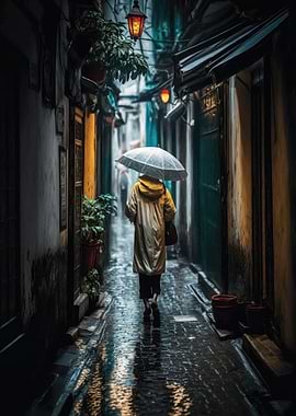 Narrow Hanoi Alleyway