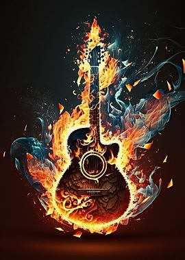 Guitar fire