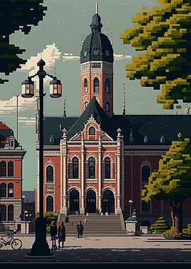Helsingborg pixel art
