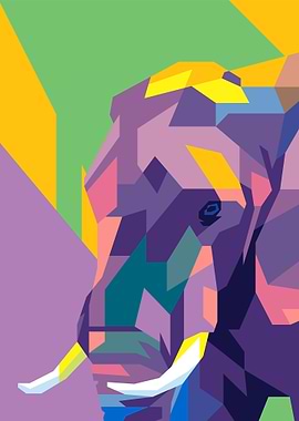 Elephant Pop Art