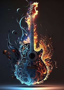 Guitar fire