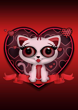 Valentine Kitten