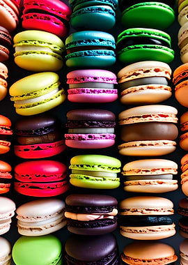 Macarons Baking Bakery
