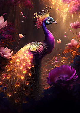 Magnificent peacock