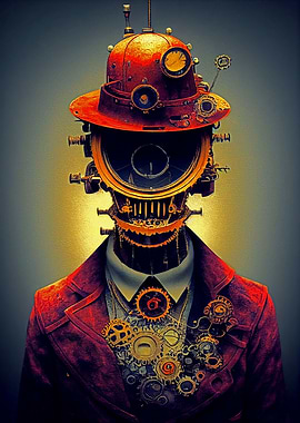 Steampunk Evil Clown 4