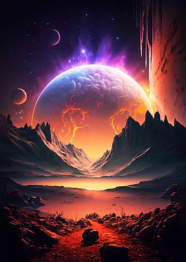 Cosmic Planet Paradise