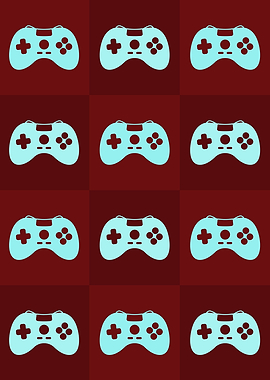 Gamer Controllers Red