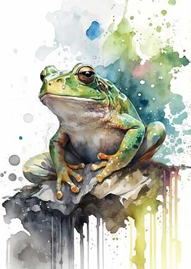 Frog Watercolor