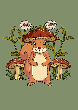 Cottagecore Squirrel