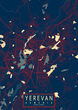 Yerevan City Map Hope