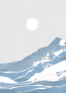 Winter Mountain art