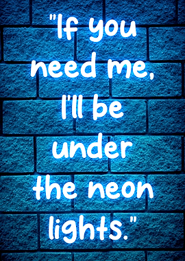 neon quotes