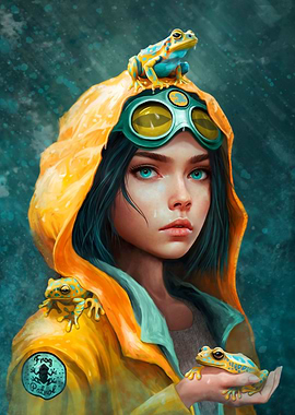 Frog patrol girl