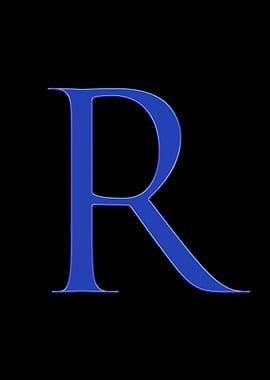 R letter