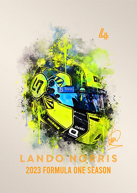 Lando Norris Helmet 2023