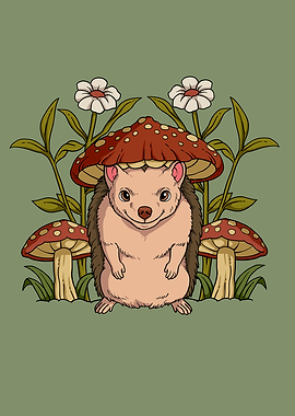 Cottagecore Hedgehog