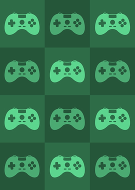 Gamer Controllers Green