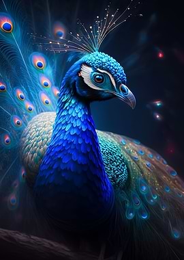 Magnificent peacock