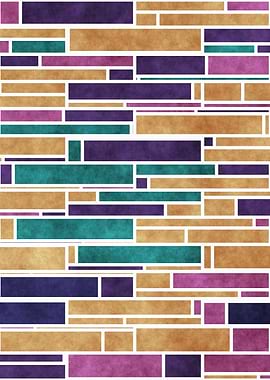 Jewel Tone Boho Mondrian