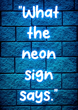 neon quotes