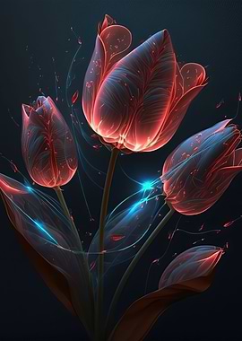 Tulip flowers