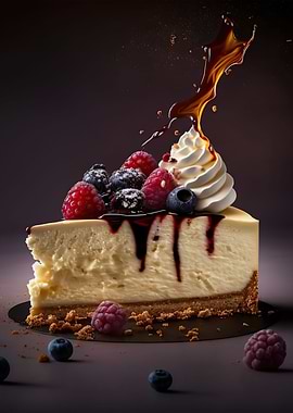 cherry cheesecake