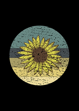 Retro Sunflower