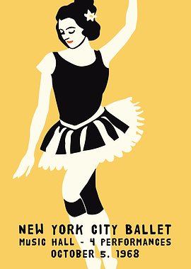 NYC Ballet Poster