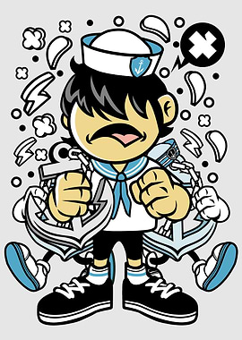 Cartoon Illustration 384